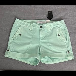 Torrid Cuffed Cargo Shorts in Mint Size 10